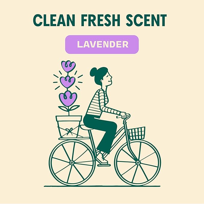 Aunt Fannie's Ultra Concentrated Floor Cleaner Vinegar Wash, Multi-Surface Floor Cleaner For Mopping, Value Size, Lavender Scent, 64 oz
