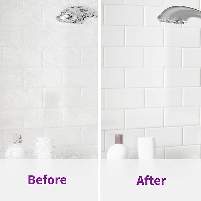 Rejuvenate Scrub Free Soap Scum Remover Cleaning Formula - Spray and Rinse for Streak Free Finish on Glass, Ceramic Tile, Chrome, Plastic and More