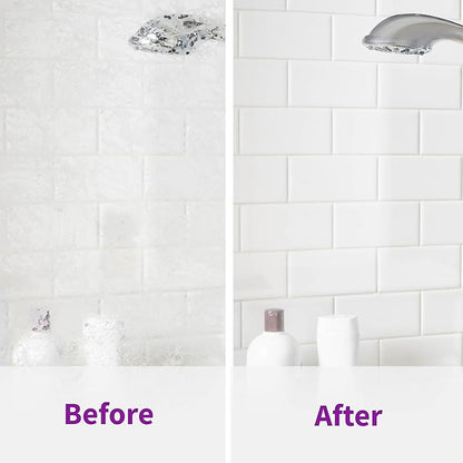 Rejuvenate Scrub Free Soap Scum Remover Cleaning Formula - Spray and Rinse for Streak Free Finish on Glass, Ceramic Tile, Chrome, Plastic and More