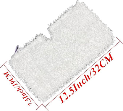 4 Pack Replacement Soft Mop Pads for Shark Steam Mop S3500 Series S3501 S3550 S3601 S3601D S3801 S3801CO S3901 SE450 S2902 Washable Reusable Dirt Grip Pads.