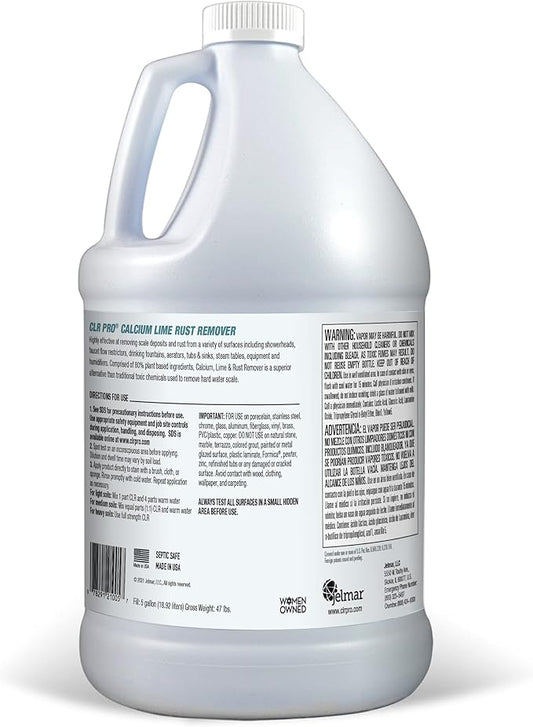 CLR PRO Calcium, Lime and Rust Remover, 1 Gallon Bottle