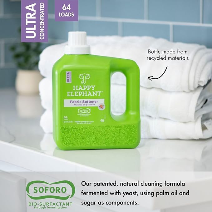 EcoFriendly Laundry Bundle - Laundry Detergent Sheets, Liquid Fabric Softener, High Efficiency, Ultra Concentrated, Clean, Soft Clothes