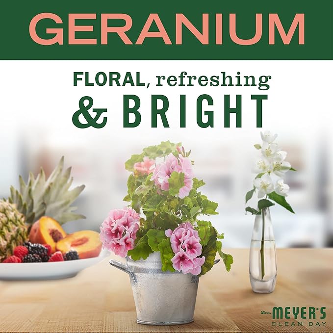 MRS. MEYER'S CLEAN DAY All-Purpose Cleaner Spray, Geranium, 16 fl. oz