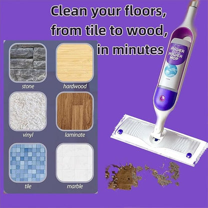 Disposable Mopping Pad Refills for PowerMop Multi-Surface Mopping Pad Refills for Floor Cleaning, 20 Count