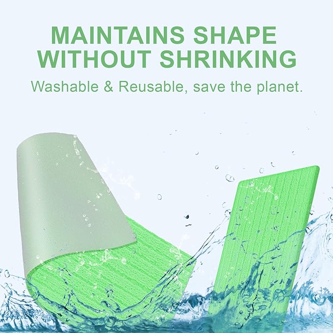 20 Pack Microfiber Mop Refill Pad Compatible with Swiffer WetJet Mop for Floor Cleaning, Semi-Disposable Eco-Friendly Replacement Mop Pads Machine Washable (10 PCS Blue + 10 PCS Green)