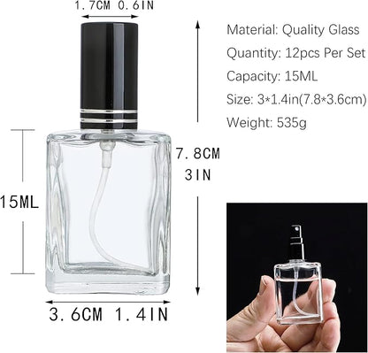YU FENG Refillable Empty Perfume Spray Bottle Bundle