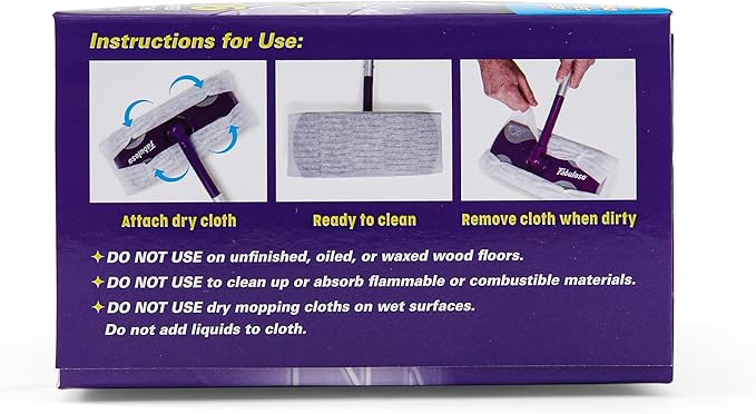 Fabuloso Dry Cloths, 16ct | Dry Sweeping Pads, for Use with Fabuloso Dry + Wet Sweeper for Bold and Bright Cleaning Experience | Clean Your Floors with Ease (Pack of 2)