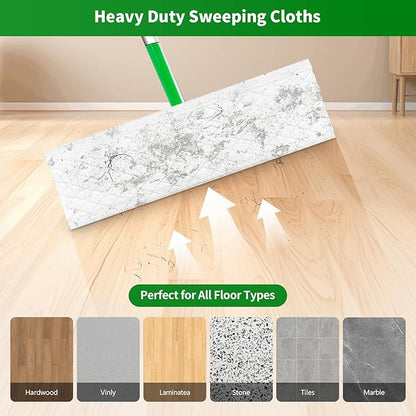 25 Count XL Dry Sweeper Cloths for S.wiffer – Heavy Duty Disposable Floor Cleaning Sheets, Quick & Easy Floor Cleaning Refills