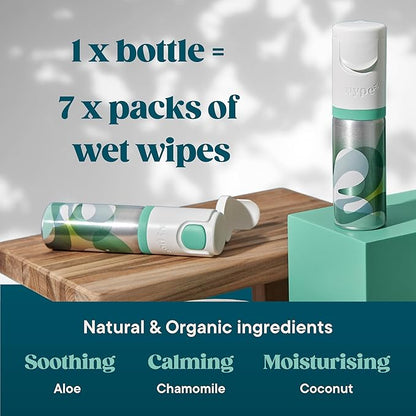 Wype | Starter Kit & Refill Bundle | Toilet Roll Gel | Flushable Wet Wipe Alternative | Holiday Essentials | 1 x Applicator + 2 x Refills (100ml) | 500 Wipes