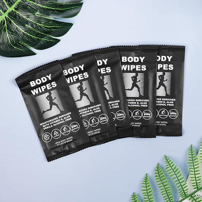 Body Wipes for Men and Women, Face & Body Cleansing, No Rinse, Travel & Camping (400)