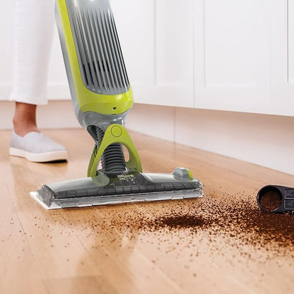 SHARK VM200P12 VACMOP Vacuum Mop Bundle with 12 Disposable VACMOP Pads & 12 oz. Cleaning Solution, Charcoal Gray (Renewed)
