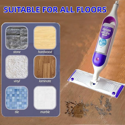Upgraded Spray Mop Refills Pads for PowerMop, Reusable Mop Refill Pads Replacement Head for Power Mop, Microfiber Mopping Pads for Multi-Surface Floor Cleaning (Reusable 6 Packs)