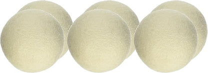 Woolzies Wool Dryer Ball Natural Fabric Softener, 6 Count (Pack of 2)