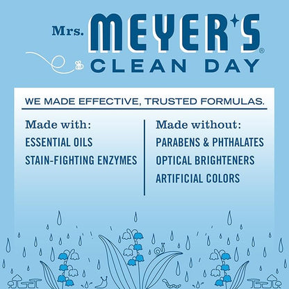 MRS. MEYER'S CLEAN DAY Ultra Concentrated Laundry Detergent, Rain Water Scent, 24.3 fl oz
