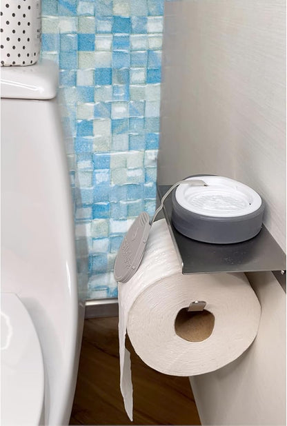 Instead of Flushable Wipes, Add Incredible Texture to Any Toilet Paper Anywhere, Clean Better, Flush Safely