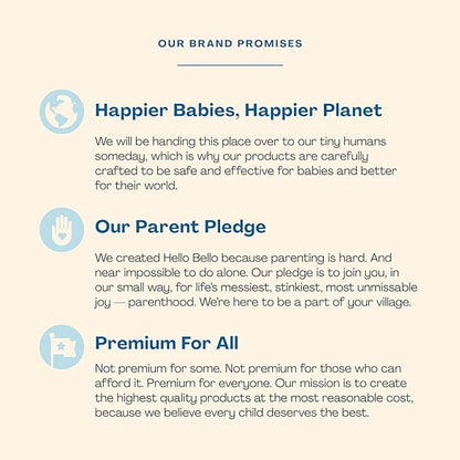 Hello Bello Extra Gentle Lavender Scented Baby Wipes, Made with 99% Water and Aloe for Babies and Kids, 60 Count (Pack of 9) Total 540 Count