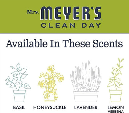 MRS. MEYER'S CLEAN DAY Liquid Dish Soap Refill, Biodegradable Formula, Lemon Verbena, 48 Fl Oz. (Pack of 6)