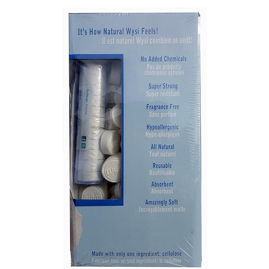 Multi-Purpose Wipes & 2 Travel Tubes - Just Add Water - Box of 500 Compact Towelettes + 2 To Go Tubes - All Natural Wipes Reusable - Hypoallergenic - Scent-Free - Compostable - Expandable Cloth.