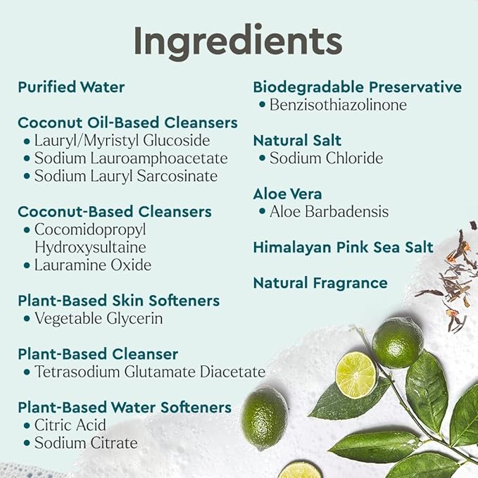 Puracy Natural Dish Soap - Enzyme-Powered Dishwashing Soap, Organic Dishsoap Liquid Clean Non-Toxic (Organic Lemongrass, 16oz and 48oz Refill)