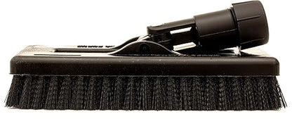 SPARTA 3638831EC03 Polyester Rectangle Scrub Brush, Floor Brush, Cleaning Brush With Swivel Head For Cleaning, 8 Inches, Black