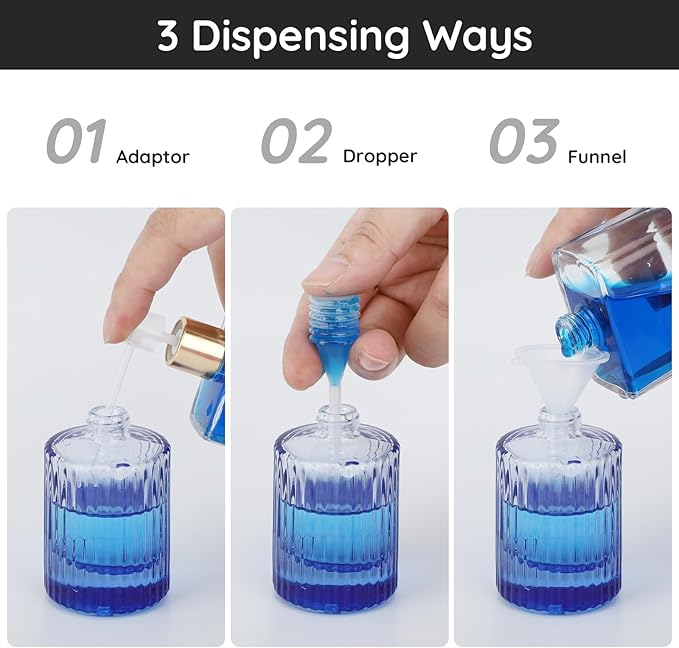 Segbeauty 1Oz Travel Cologne Sprayer,Perfume Spray Bottle Refillable,4 Pcs 30ml Empty Perfume Bottle for Women,Large Cosmetic Perfume Atomizer Refillable Perfume Bottle Atomizer Sprayer for Perfume
