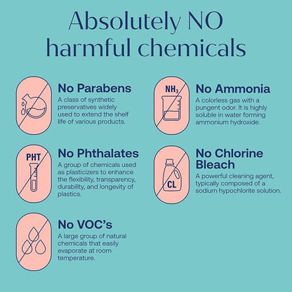 Toilet Bowl Cleaner Tablets- No Harsh Chemicals | Removes Rust & Stains | Natural Cleaning Products | Family and Pets approved Plastic-Free