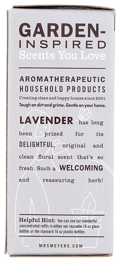 MRS MEYER'S Lavender Multi Surface Cleaner Refill, 4 FZ