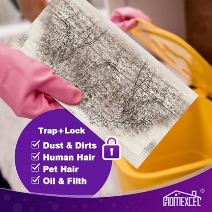 HOMEXCEL Multi-Layer Dry Floor Mop Pads Compatible with Swiffer WetJet-All Purpose Multi Surface Floor Cleaner Spray Mop Pads Refills for Hardwood Floor,16 Count