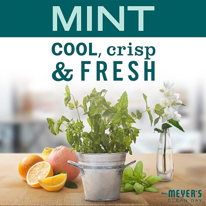 MRS. MEYER'S CLEAN DAY All-Purpose Cleaner Spray, Limited Edition Mint, 16 fl. oz - Pack of 3