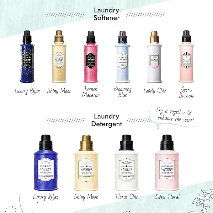 Natural Fabric Conditioner for Sensitive Skin, Plant-Based Laundry Softener for Baby & Pet, Reduces Fabric Wrinkles, Long-Lasting Scent & Odor Control from Japan, BLUE BLOOMING, 20.3 Fl Oz
