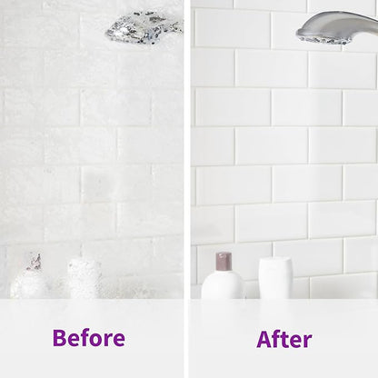 Rejuvenate Scrub Free Soap Scum Remover Shower Glass Door Cleaner Works on Ceramic Tile, Chrome, Plastic and More (2 Bottles x 24oz)