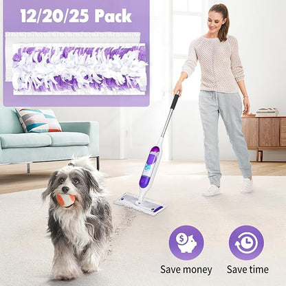 20PCS Disposable Mopping Pads Refills for Swiffer PowerMop,Replacement with Swiffer Power Mop Refills for Swiffer Power Mop Pads Multi-Surface for Floor Cleaning