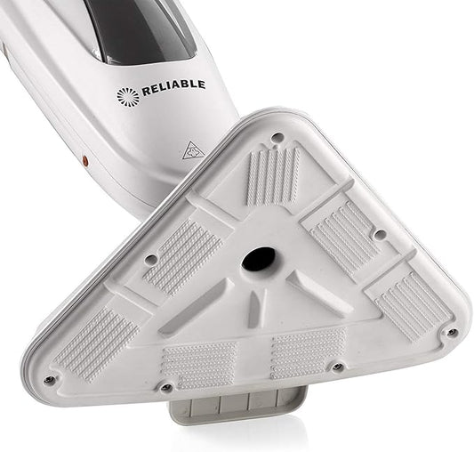 Reliable 300CU Steam Floor Mop - Pro Steamboy mop with 2 Microfiber Pads, 1500W Power of Steam for Tile, Hardwood Floor and Carpets, Fast Heat-Up time, 180-Degree Swivel Head to Reach the Hard Places