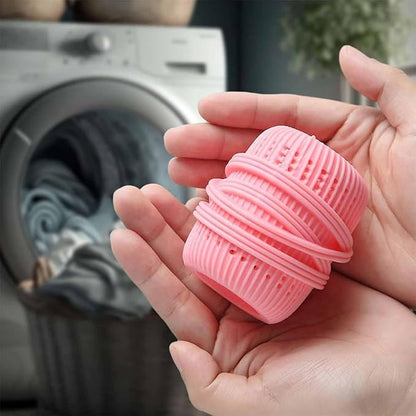 Washing Machine Laundry Ball, Fabric Softener Dispenser, Fabric Softener Ball Dispenser, Fabric Softener Dispenser Laundry Balls, Reusable Dryer Balls, Fabric Softener Balls for Washer. (Red)