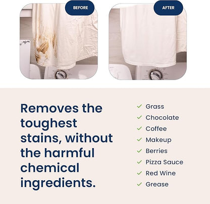 OxyBoost - Oxygen Stain Remover Powder for Laundry | Color Safe Stain Remover for Clothes | Chlorine-Free Whitener for Whites & Colors | Oxy Cleaner with Sodium Percarbonate (12.5oz)
