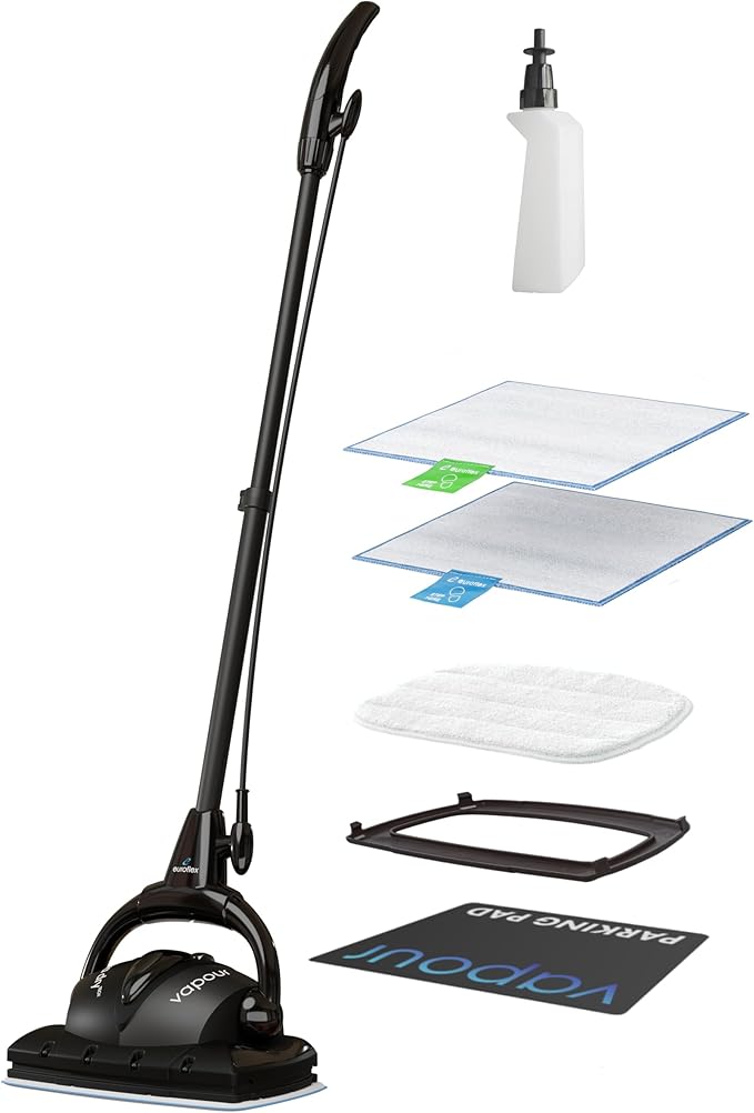 Vapour M2R Steam Mop with Ultra Dry Steam®; "CR Recommended" by Consumer Reports; 295°F & 50 PSI; Italian Engineered; Safe for Hardwood Floors, Tile, Granite, Laminate; 5 Year Warranty