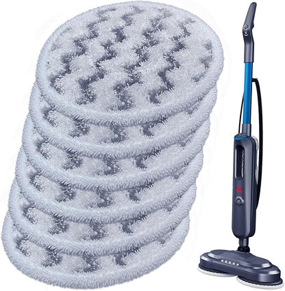 3897A Rotating Mop Pads Replacement Compatible with Bissell SpinWave SmartSteam Scrubbing Steam Mop-6 PACK