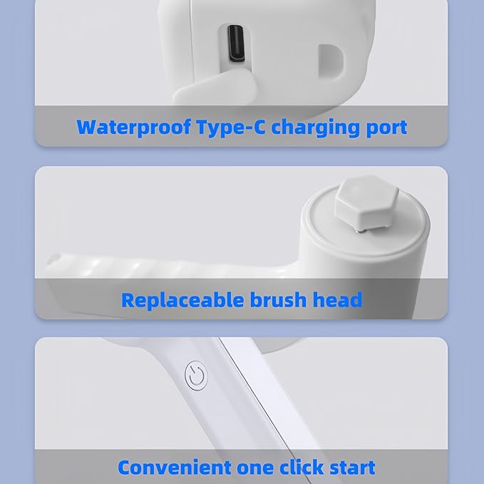 Electric Handheld Spin Scrubber, 2024 New IPX7 Waterproof, Cordless Portable Brush, 5 Replaceable Brush Heads, LCD Display, Kitchen Dish Washing, Bathroom/Wall Gap, Floor/Home Effortless Cleaning