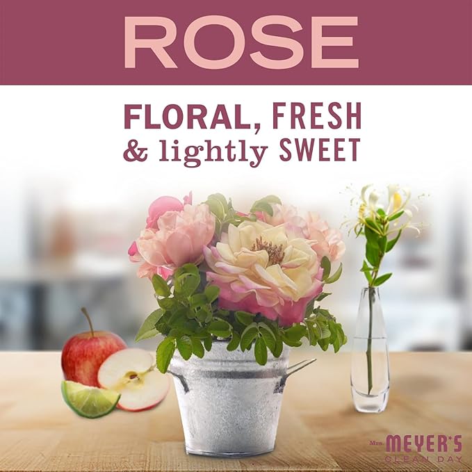 MRS. MEYER'S CLEAN DAY All-Purpose Cleaner Spray, Limited Edition Rose, 16 fl. oz - Pack of 3