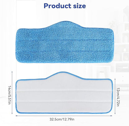 Steam Mop Pads Fit for Dupray Neat Steam Cleaner - 12 Pack Neat Washable and Reusable Microfiber Pads - Accessories for Neat Steam Cleaner
