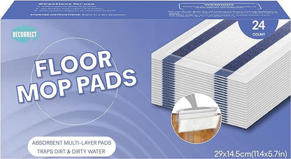 Mopping Pads Refills for Swiffer Wet Jet Mop - Thickness,Absorbent,24 Count