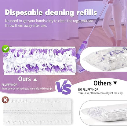 25 Pack Disposable Mopping Pads Refills for Swiffer PowerMop,Compatible with Swiffer Power Mop Refills, Multi-Surface Mop Pad Replacement for Floor Cleaning