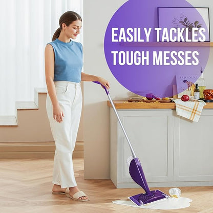 Mopping Pad Refill for Wet Jet Mop, Disposable Multi Surface Wetjet Hardwood Floor Cleaner Spray Mop Pads Refills, Thickness & Absorbent (60)