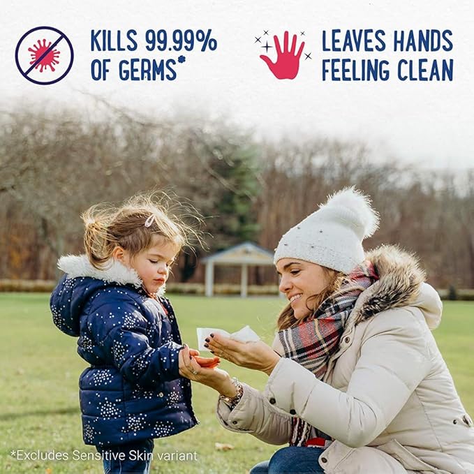 Wet Ones Hand Wipes, 48 Count Bundle with Litardex Travel Bag, Disposable Seat Covers (10 Pack), and Compressed Travel Towel (4 Items)