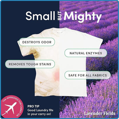 Eco-Friendly Lavender Scented Detergent Sheets (60 Loads) - Hypoallergenic, Zero-Waste Laundry Solution - No Plastic Jugs, Biodegradable & Vegan, Gentle on Skin - Based in the USA