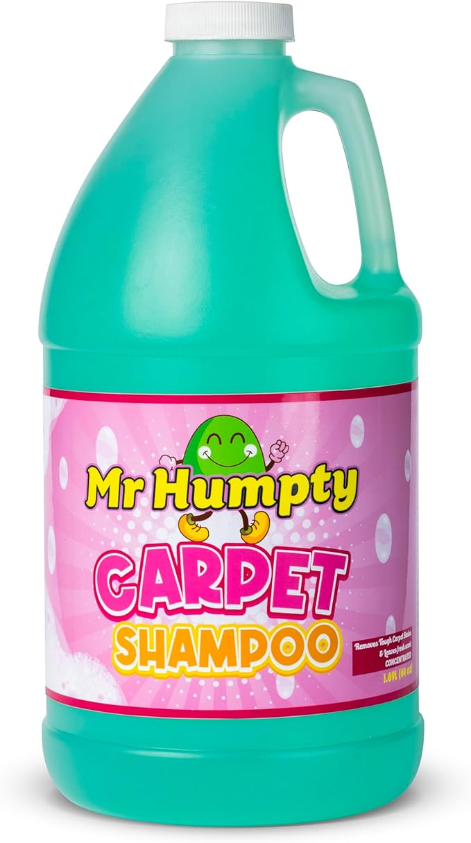 Carpet Shampoo Concentrate - Powerful Carpet Cleaning Concentrate, Cleans And Refreshes Heavily Soiled Carpet, Commercial Grade, 1 Year Supply 1.89L (64oz)