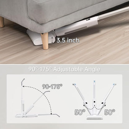 Wet Dry Vacuum Cleaner Cordless Mop,Upgraded Electric Mop,Quiet Self-Propelled Up to 60 Mins, Dual Water Tank,Cordless Mop Vacuum Cleaner for Hardwood Floor Cleaning