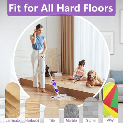 Power Mop Refills for Power Mop Multi-Surface Mop，Power Mop Pads for PowerMop Wood Mop,Compatible with Power Mop，Power Mop Pads Refills for Floor Cleaning,24 Count