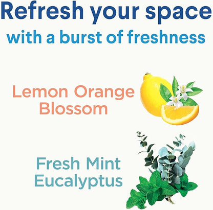 Clorox Disinfecting Mist, Lemon and Orange Blossom, 1 Spray and 1 Refill, 16 oz Each