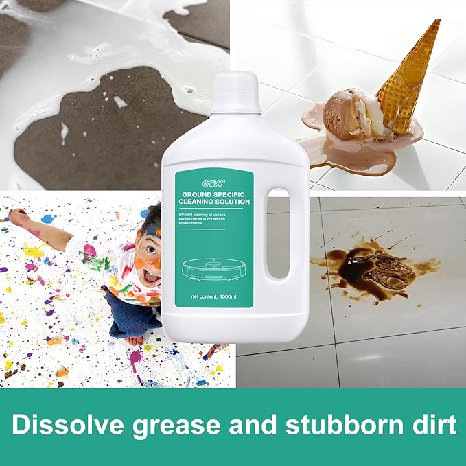 Floor Cleaning Solution Original Scent Compatible with Dreame Vacuum Cleaner Solution, Residue & Streak Free, Suitable for All Robot Vacuum Cleaners and Wireless Wet Dry Dual-Use Vacuum Cleaners